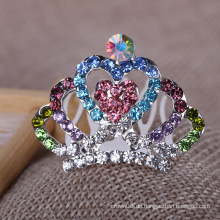 Crystal Tiaras Bunte Strass Kinder Krone Kämme